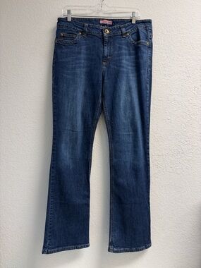 Vineyard Vines Dark Blue Flare Jeans 14 W
